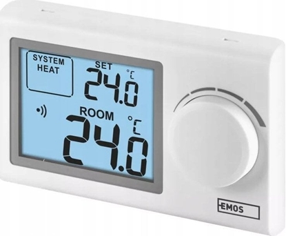 Изображение Emos Termostat bezprzewodowy Emos P5614 odbiornik 230V do systemu ogrzewania/chodzenia biay