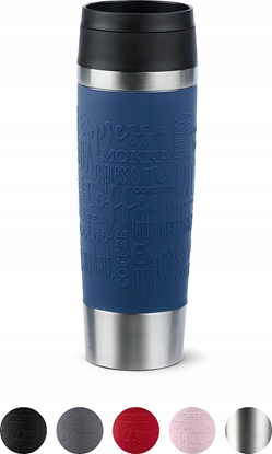 Picture of Emsa Emsa TRAVEL MUG Classic Grande thermal mug (dark blue/stainless steel, 0.5 liters)