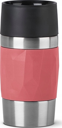 Изображение Emsa Emsa TRAVEL MUG Compact thermal mug (coral/stainless steel, 0.3 liters, screw cap)