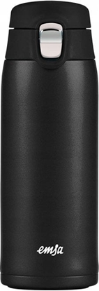 Изображение Emsa Emsa TRAVEL MUG light thermal mug (black (matt), 0.4 liters, flip lid)