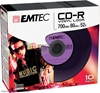 Picture of Emtec CD-R  700MB  10pcs 52x Vinyl Slim Classic