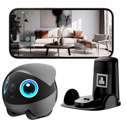 Attēls no EnaBot - EBO AIR 2 Plus - domowy robot towarzyszcy z funkcj monitoringu i rozmów video (szary)