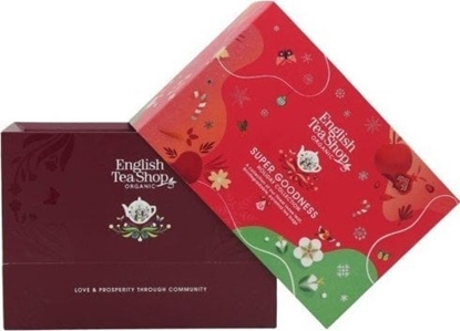 Picture of English Tea Shop Prezentowy zestaw herbat Holiday Super Goodness - 3 smaki - 12 piramidek
