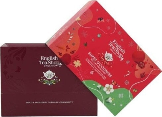 Picture of English Tea Shop Prezentowy zestaw herbat Holiday Super Goodness - 3 smaki - 12 piramidek