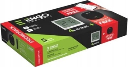Picture of Engo Engo internetowy, podtynkowy regulator temperatury ZigBee, 230V, biay 4 szt., bramka internetowa ZigBee EONE230WPROMOPACK+EGATEZB