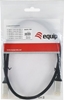Picture of Equip 119261 DisplayPort kabelis 1 m Alumīnijs, Melns