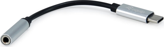 Picture of Equip 133474 mobilo telefonu kabelis Melns, Sudrabs 0,15 m USB-C 3,5 mm