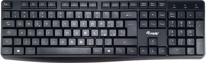 Изображение Equip 245213 tastatūra Birojs USB QWERTY Itāļu Melns