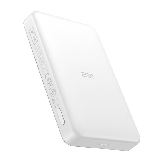 Изображение ESR Qi2 MagSlim 10000 mAh magnetic powerbank (whit