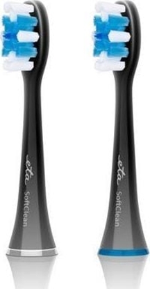 Picture of ETA | Toothbrush replacement | SoftClean ETA070790600 | Heads | For adults | Number of brush heads included 2 | Number of teeth brushing modes Does not apply | Black