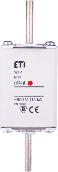 Изображение Eti-Polam Wkadka bezpiecznikowa NH1 gG 63A/500V 004184220