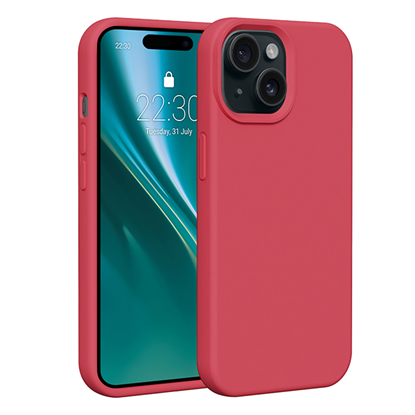 Picture of Etteri Silicone case for iPhone 15 6,1" raspberry
