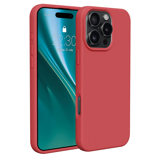 Изображение Etteri Silicone case for iPhone 16 Pro 6,3" raspbe