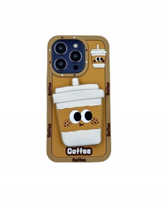 Attēls no ETUI CASE 3D COFFEE Z PODSTAWK IPHONE 16