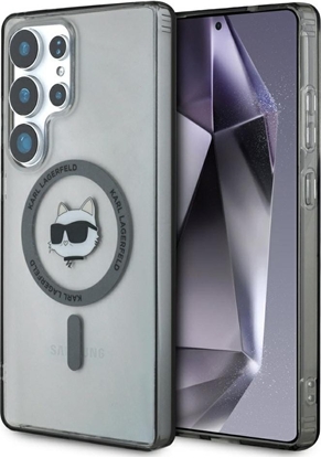 Attēls no Etui Karl Lagerfeld Button Choupette      Head Printed Logo MagSafe Samsung Galaxy S25 Ultra czarny