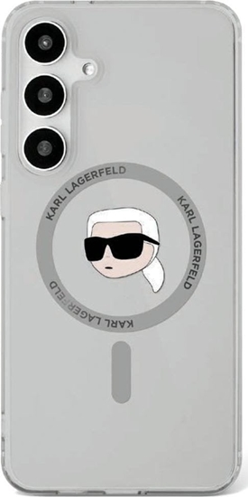 Picture of Etui Karl Lagerfeld Button Karl Head      Printed Logo MagSafe Samsung Galaxy S25 czarny