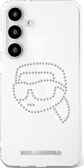 Picture of Etui Karl Lagerfeld Rhinestones Karl      Head Logo Samsung Galaxy S25 przezroczysty