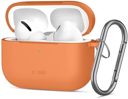 Изображение Etui Tech-Protect Silicone Hook do Apple AirPods Pro 3 Cosmic Orange