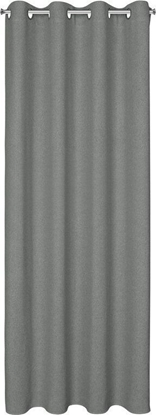 Picture of Eurofirany Zasona na przelotkach w stylu eko LIDIA 140X250 szara