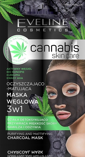 Picture of Eveline Cannabis Skin Care Maska wglowa 3w1 7 ml