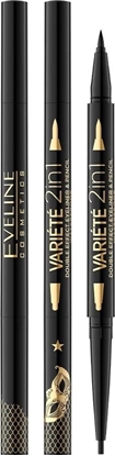 Attēls no Eveline EVELINE Variete 2w1 Double Effect EYELINER I KREDKA wodoodporny