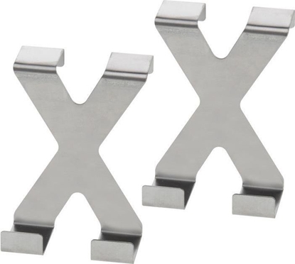 Изображение Excellent Houseware Haczyki / Haczyk podwójny na drzwi 2 szt.