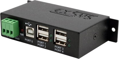 Attēls no Exsys EX-1163HMS USB 2.0 Hub Metall 4-Port