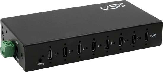 Picture of Exsys EX-12277HMS 7-Port USB 3.2 Gen 2 Metall HUB, mit 7x C-Anschlüsse