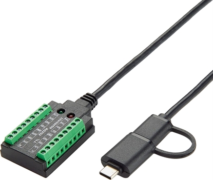 Attēls no Exsys EX-13003 USB 2.0 zu 1 x Seriell RS-232/422/485 und TTL Kabel mit 18-Pin Terminal Block