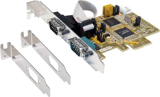 Изображение Exsys EX-44062 2S Seriell RS232 PCIe Karte inkl. Low Profile Bügel PCI Express