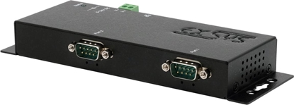Attēls no Exsys EX-6122-2PoE Ethernet zu Seriell  2 x RS-232/422/485  mit 9 Pin Stecker inkl. Virtual Com Software PoE