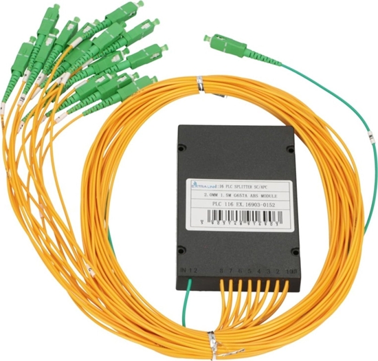 Picture of ExtraLink EXTRALINK 1:16 PLC SPLITTER SC/APC 2.0MM 1.5M G657A ABS MODULE