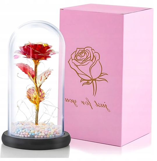 Picture of Extralink HOME WIECZNA RÓ?A W SZKLE?WIEC?CA LED CZERWONA W-860