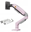 Picture of F80-XJ Fantasy Pink Solidny Ergonomiczny Uchwyt do Monitora 17'-30' Regulacja 3D VESA PIVOT