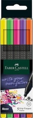 Attēls no Faber Cienkopisy Grip 5 kol. neonowych Faber-Castell  [0|0]