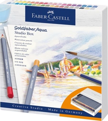 Attēls no Faber-Castell Kredki Goldfaber Aqua 38 kol. + 2 oówki + pdzel