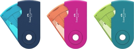 Изображение Faber-Castell Temperówka podwójna Sleeve mix kol, FABER CASTELL