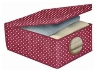 Attēls no Fabric box 48x36x19cm Bordeaux 8004226340928