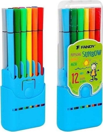 Picture of FANDY Marker Sunbow 12 kolorów