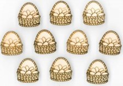 Attēls no FANDY Naklejki drewniane koszyczki