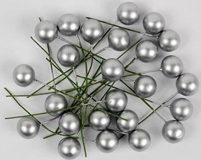 Attēls no FANDY Owoce ostrzokerzewu 12cm srebrne