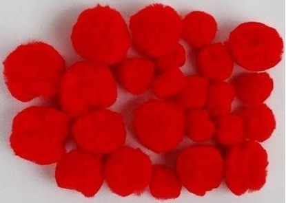 Attēls no FANDY Pompony akrylowe 04 MIX