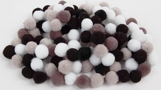 Picture of FANDY Pompony akrylowe 1 10mm MIX