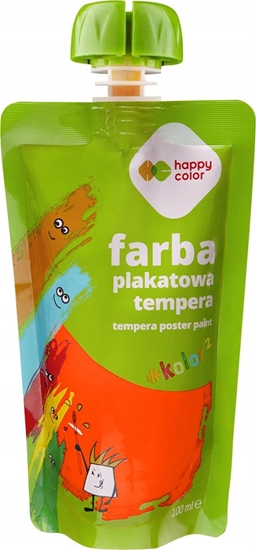 Picture of Farba plakatowa tempera neonowa pomaraczowa 100ml HA 3310 0100-04 HAPPY COLOR