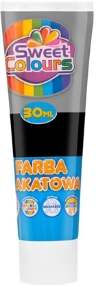 Picture of Farba plakatowa w tubie czarna 30ml
