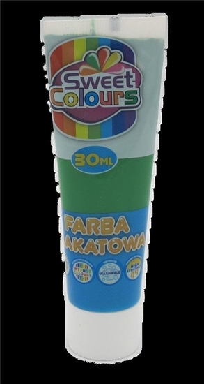 Изображение Farba plakatowa w tubie zielona trawiasta 30ml