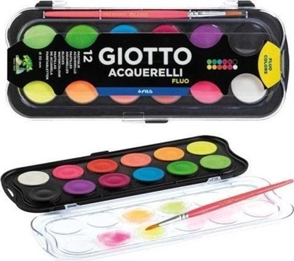 Изображение Farby Acquerelli Fluo 12 kolorów