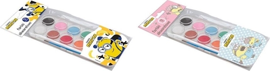Picture of Farby akwarelowe 12 kolorów Minionki