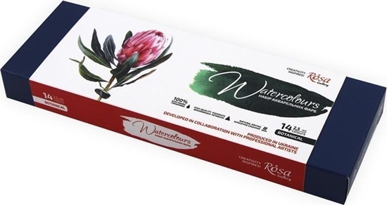 Picture of Farby akwarelowe w kostkach Botanycal 14 kolorów