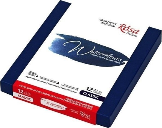 Picture of Farby akwarelowe w kostkach Urban Sketching 12kol